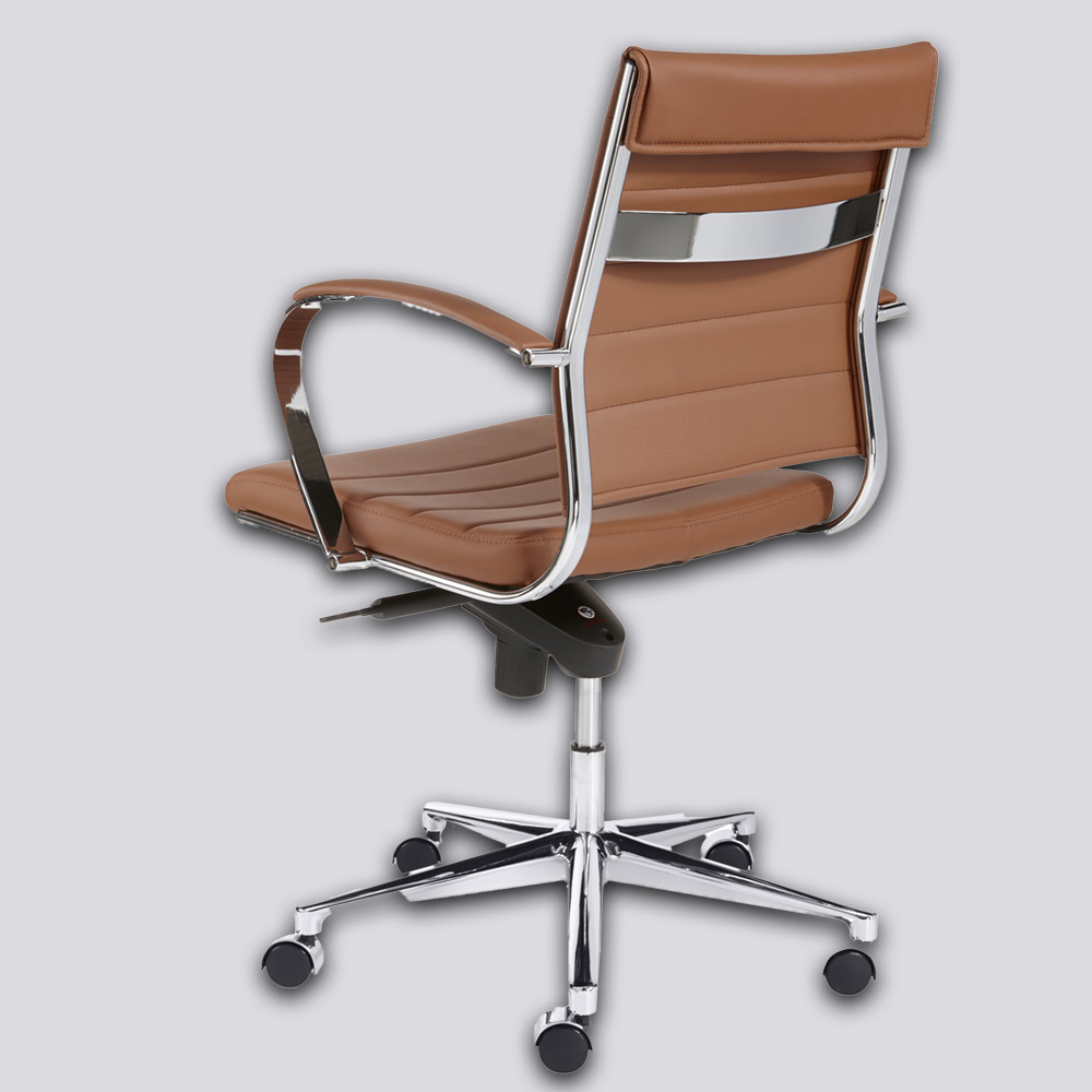 excuus Verwant Modieus Design bureaustoel voor thuis | Design stoel PU leder